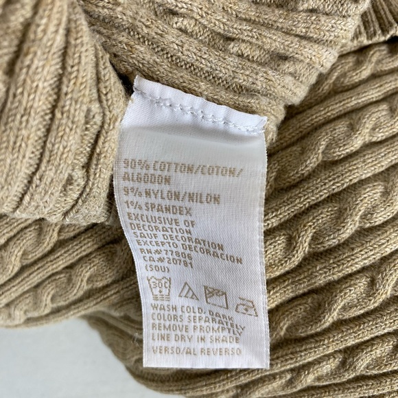 Hooded Sweater Tommy Hilfiger Cable knit Medium - Picture 4 of 5